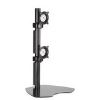 Chief Dual Vertical Monitor Table Stand Black1