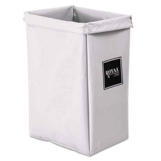 Hamper, Hamper Bag Only, Vinyl, 30 gal, 15w x 16d x 30h, White1