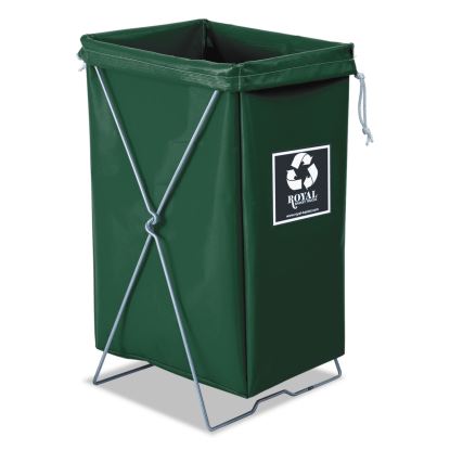 Enviro Hamper, Hamper Bag and Stand, 30 gal, 15w x 16d x 30h, Steel/Vinyl, Green1