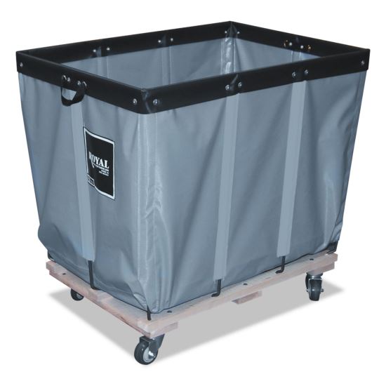 Permanent Liner Truck, Synthetic Fabric, 6-Bushel, 7.47 cu ft Bin, 20" x 20.5" x 27", Gray/Black/Natural1