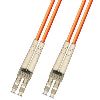 Oncore LC/LC, 50/125, 2m InfiniBand/fibre optic cable 78.7" (2 m) Orange1