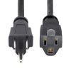 StarTech.com PAC101 power cable Black 12" (0.304 m) NEMA 5-15P NEMA 5-15R2