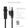 StarTech.com PXT101NB3S power cable Black 70.9" (1.8 m) NEMA 5-15P C5 coupler6