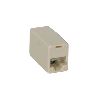 C2G RJ12 6-pin Modular Inline Coupler Straight-Through Beige1