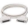 C2G 25ft DB25 M/F Null Modem Cable serial cable Beige 300" (7.62 m)1