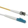 C2G 2m LC/ST Simplex 9/125 Single-Mode Fiber Patch Cable - Yellow InfiniBand/fibre optic cable 78.7" (2 m)1