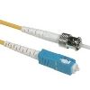 C2G 8m SC/ST Plenum-Rated Simplex 9/125 Single-Mode Fiber Patch Cable InfiniBand/fibre optic cable 315" (8 m) Yellow1