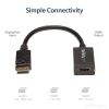 StarTech.com DP2HDMI2 video cable adapter 8.27" (0.21 m) DisplayPort HDMI Black12