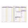 Weekly Bookkeeping Ledger, Columns Vary By Section, Royal Blue Cover, 11 x 8.5 Sheets, 56 Sheets/Book2