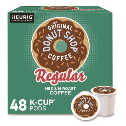 Donut Shop Coffee K-Cups, Regular, 0.39 oz, 48/Box1