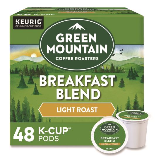 Breakfast Blend Coffee K-Cups, 0.31 oz, 48/Box1