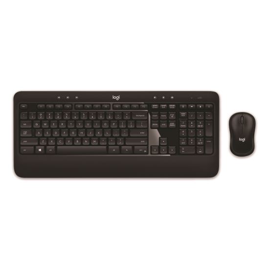 Advanced Wireless Mouse and Keyboard Combo, 2.4 GHz Frequency, 33 ft Wireless Range, Black1