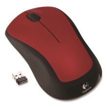 M310 Wireless Mouse, 2.4 GHz Frequency/30 ft Wireless Range, Left/Right Hand Use, Flame Red Gloss1