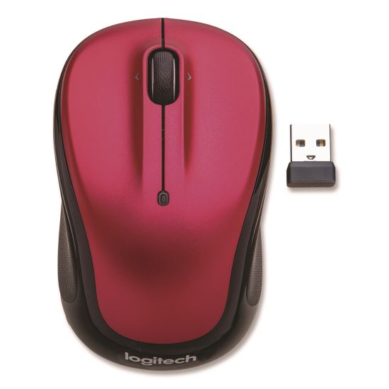 M325S Wireless Mouse, 2.4 GHz Frequency, 32.8 ft Wireless Range, Left/Right Hand Use, Brilliant Rose1