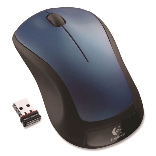 M310 Wireless Mouse, 2.4 GHz Frequency/30 ft Wireless Range, Left/Right Hand Use, Peacock Blue1