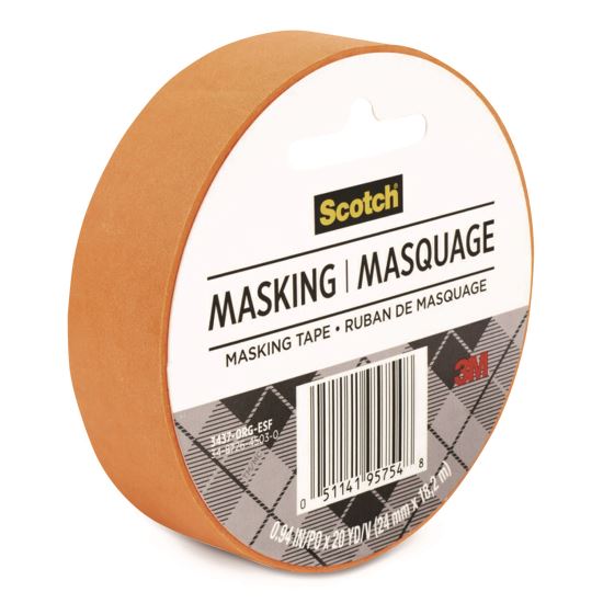 Expressions Masking Tape, 3" Core, 0.94" x 20 yds, Tangerine1