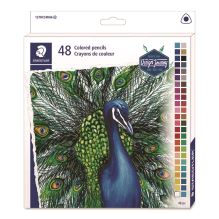 Colored Pencils, 4 mm, Assorted Lead/Barrel Colors, 48/Set1
