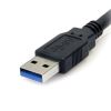 StarTech.com USB3SAB6BK USB cable USB 3.2 Gen 1 (3.1 Gen 1) 70.9" (1.8 m) USB A USB B Black3