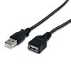 StarTech.com USBEXTAA10BK USB cable USB 2.0 118.1" (3 m) USB A Black1