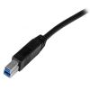 StarTech.com USB3CAB2M USB cable USB 3.2 Gen 1 (3.1 Gen 1) 78.7" (2 m) USB A USB B Black3