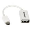 StarTech.com UUSBOTGW USB cable USB 2.0 5" (0.127 m) Micro-USB B USB A White1