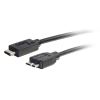 C2G 10ft, USB 3.0 Type C, Micro-USB B USB cable USB 3.2 Gen 1 (3.1 Gen 1) 120" (3.05 m) USB C Black2