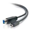 C2G 6ft, USB 3.0 Type C, USB B USB cable USB 3.2 Gen 1 (3.1 Gen 1) 72" (1.83 m) USB C Black1