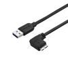 StarTech.com USB3AU1MRS USB cable USB 3.2 Gen 1 (3.1 Gen 1) 39.4" (1 m) USB A Micro-USB B Black1