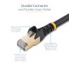 StarTech.com C6ASPAT3BK networking cable Black 35.4" (0.9 m) Cat6a S/UTP (STP)6