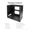 StarTech.com WALLSHELF8U rack cabinet 8U Wall mounted rack Black13