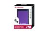 Transcend StoreJet 25H3 external hard drive 4 TB 2.5" USB 3.2 Gen 1 (3.1 Gen 1) Black, Purple3