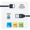 StarTech.com USB315CB2M USB cable USB 3.2 Gen 1 (3.1 Gen 1) 78.7" (2 m) USB C USB B Black2