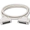 C2G 6ft DB25 M/F Null Modem Cable serial cable Beige 71.7" (1.82 m)1