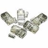 C2G RJ45 Cat5E Modular Plug for Round Solid/Stranded Cable 100pk RJ-45 Transparent1