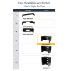 StarTech.com WALLMOUNT6 rack cabinet 6U Wall mounted rack Black13