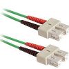 C2G 1m SC/SC Duplex 62.5/125 Multimode Fiber Patch Cable - Green InfiniBand/fibre optic cable 39.4" (1 m)1