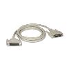 C2G 10ft DB25 F/F Null Modem Cable serial cable Beige 119.7" (3.04 m)1