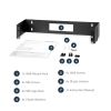 StarTech.com WALLMOUNTH2 rack cabinet 2U Wall mounted rack Black13