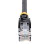 StarTech.com 6 ft Black Snagless Category 5e (350 MHz) UTP Patch Cable networking cable 72" (1.83 m)4