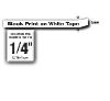 Brother TZe-211 label-making tape Black on white5