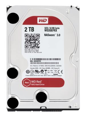 Western Digital Red internal hard drive 2 TB 5400 RPM 64 MB 3.5" Serial ATA III1