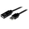 StarTech.com USB2AAEXT15M USB cable USB 2.0 590.6" (15 m) USB A Black1