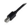 StarTech.com USB2HAB65AC USB cable USB 2.0 787.4" (20 m) USB A USB B Black5