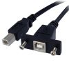 StarTech.com USBPNLBFBM3 USB cable USB 2.0 35.8" (0.91 m) USB B Black1