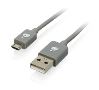 iogear 2m USB A - Micro USB B USB cable USB 2.0 78.7" (2 m) Micro-USB B Gray3