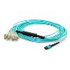 AddOn Networks MPO - 4xLC, 7m InfiniBand/fibre optic cable 275.6" (7 m) MPO/MTP Blue1