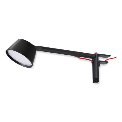 PureOptics Verve Designer Series LED Desk Lamp with Clamp Base, 13.58" High, Black1
