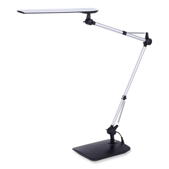 Dual Swing Arm Dimmable Desk Lamp, 19.69" High, Black1