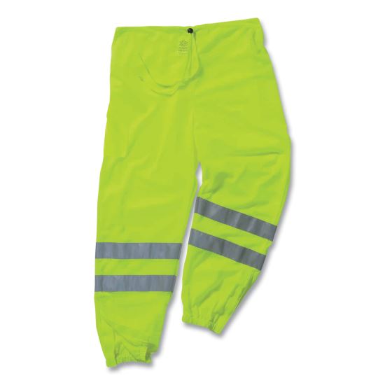 GloWear 8910 Class E Hi-Vis Pants, Large/X-Large, Lime1