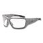 Skullerz BALDR Safety Glasses, Matte Gray Nylon Impact Frame, Clear Polycarbonate Lens1